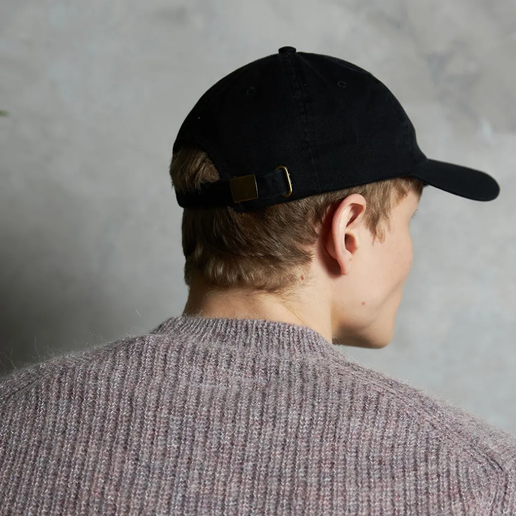 Black Essential Dad Cap
