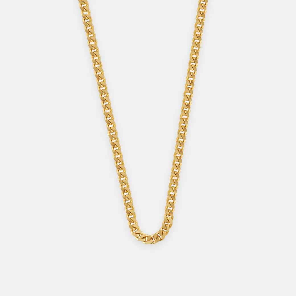 Gold Diamond Cut Chain