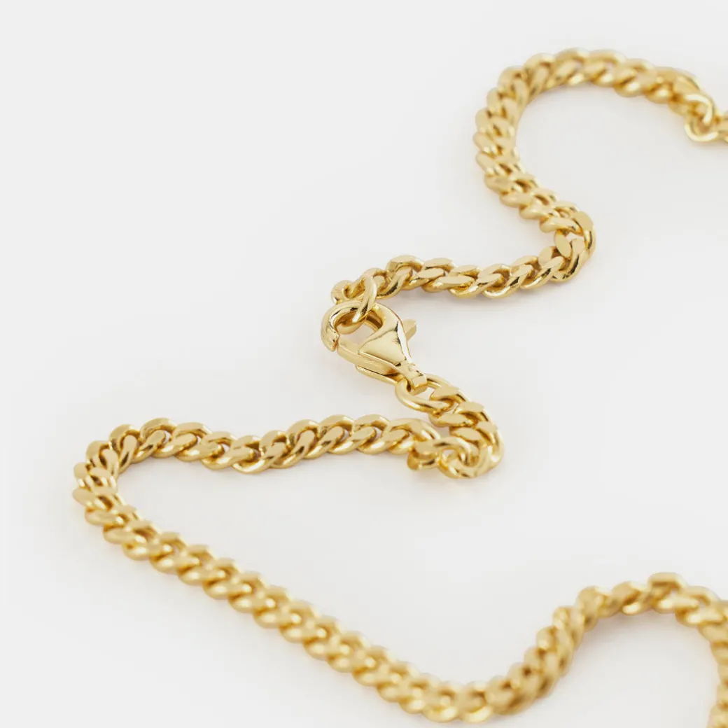 Gold Diamond Cut Chain