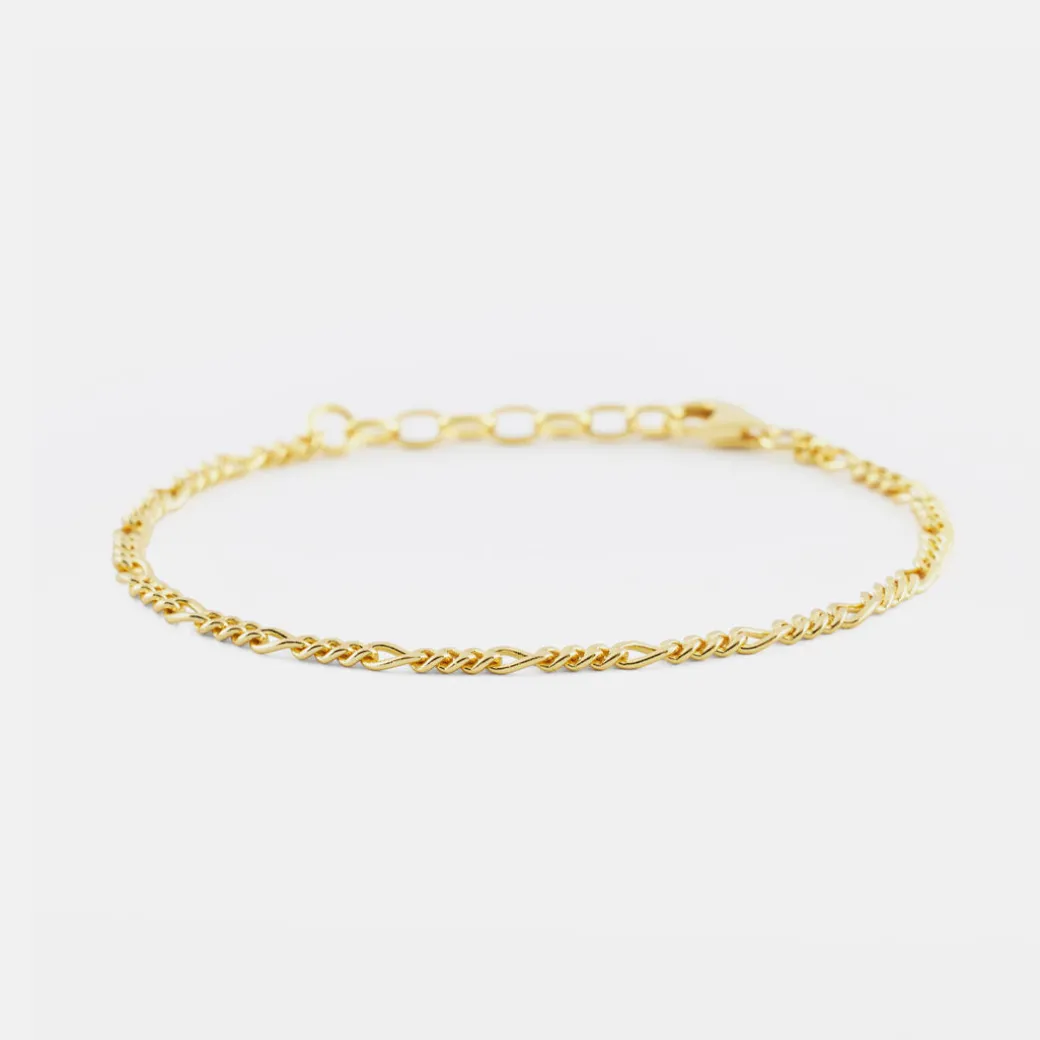 Gold Figaro Bracelet