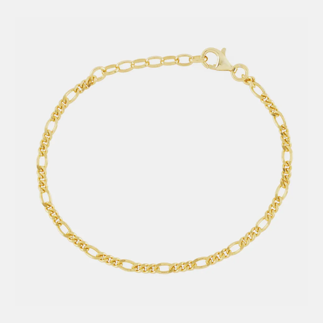 Gold Figaro Bracelet