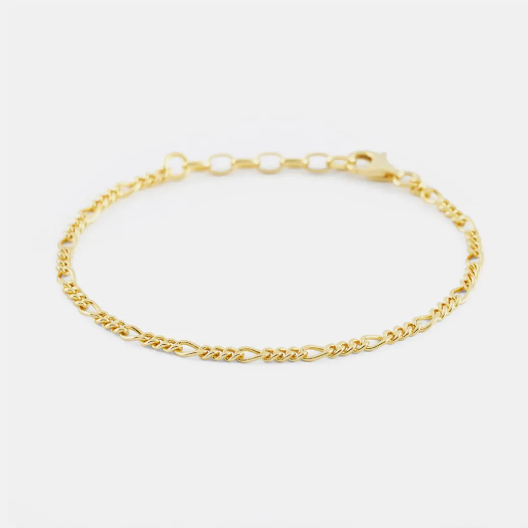 Gold Figaro Bracelet