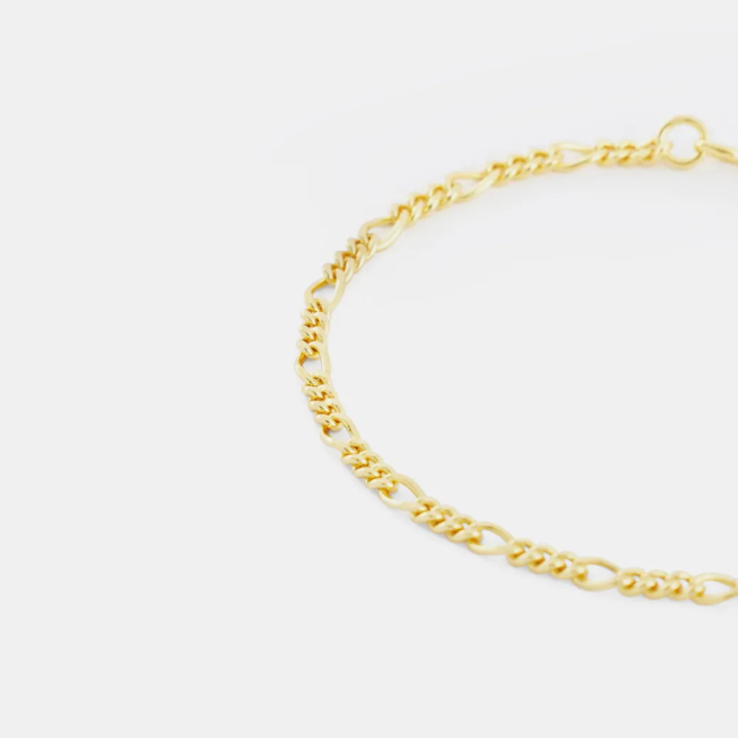 Gold Figaro Bracelet