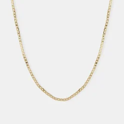 Gold Flat Cuban Chain