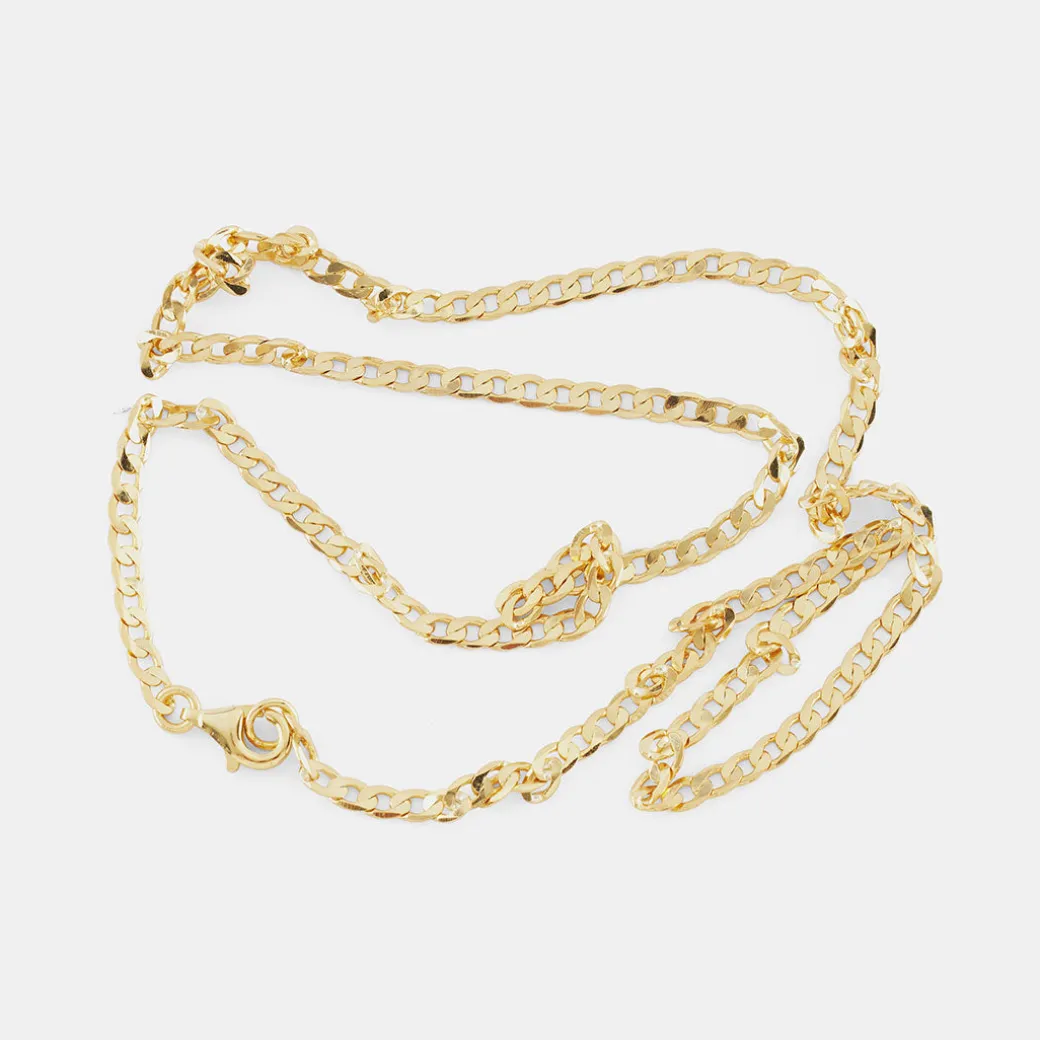 Gold Flat Cuban Chain