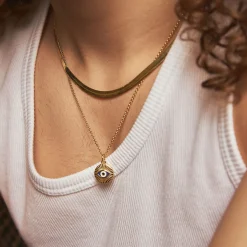 Gold Flat Snake Chain