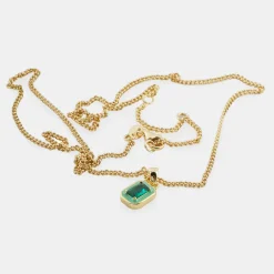 Gold Green Blush Necklace - Limited Edition