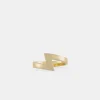 Gold Lightning Bolt Ring