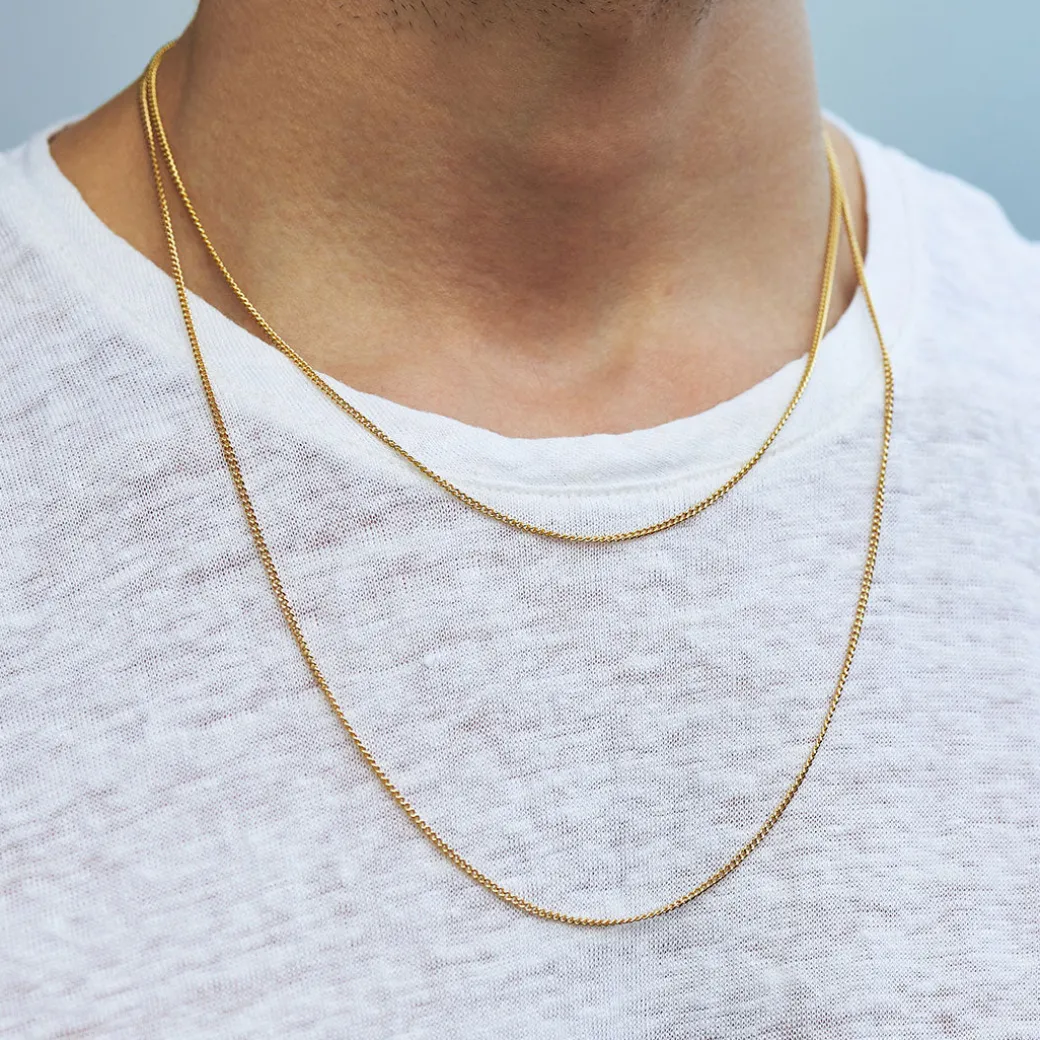 Gold Non Adjustable Chain