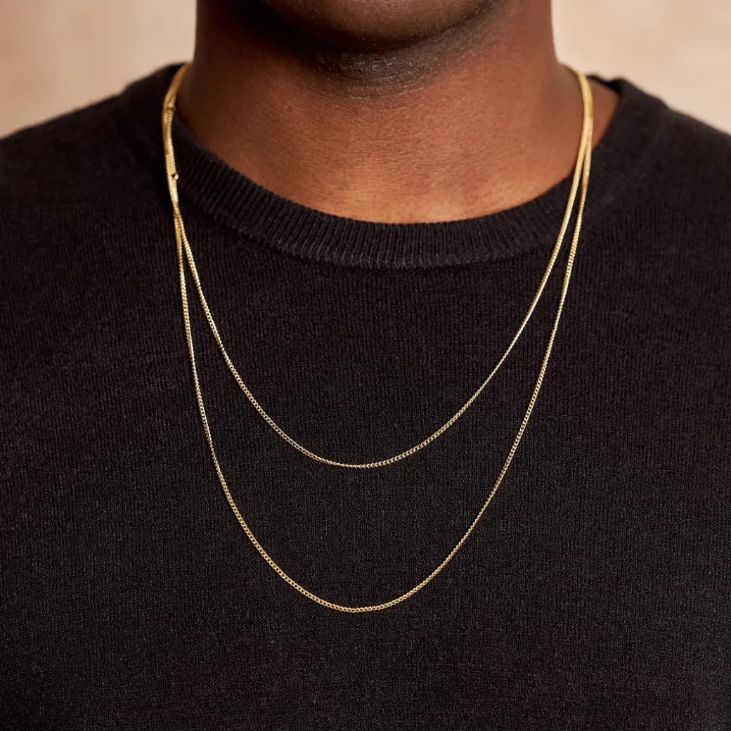 Gold Non Adjustable Chain