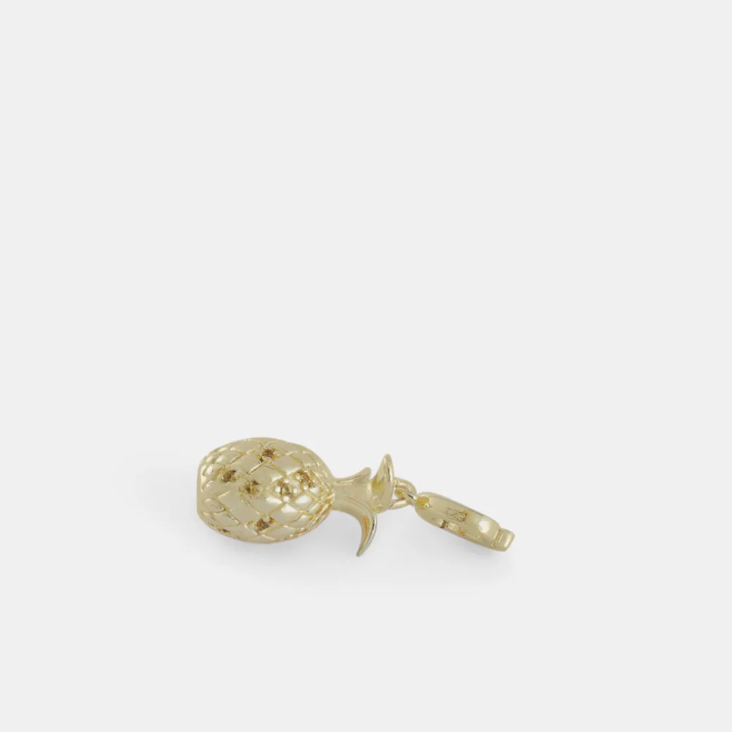 Gold Pineapple Pendant