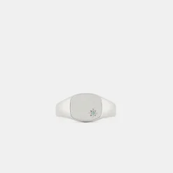 Silver Alexandrite Birthstone Ring