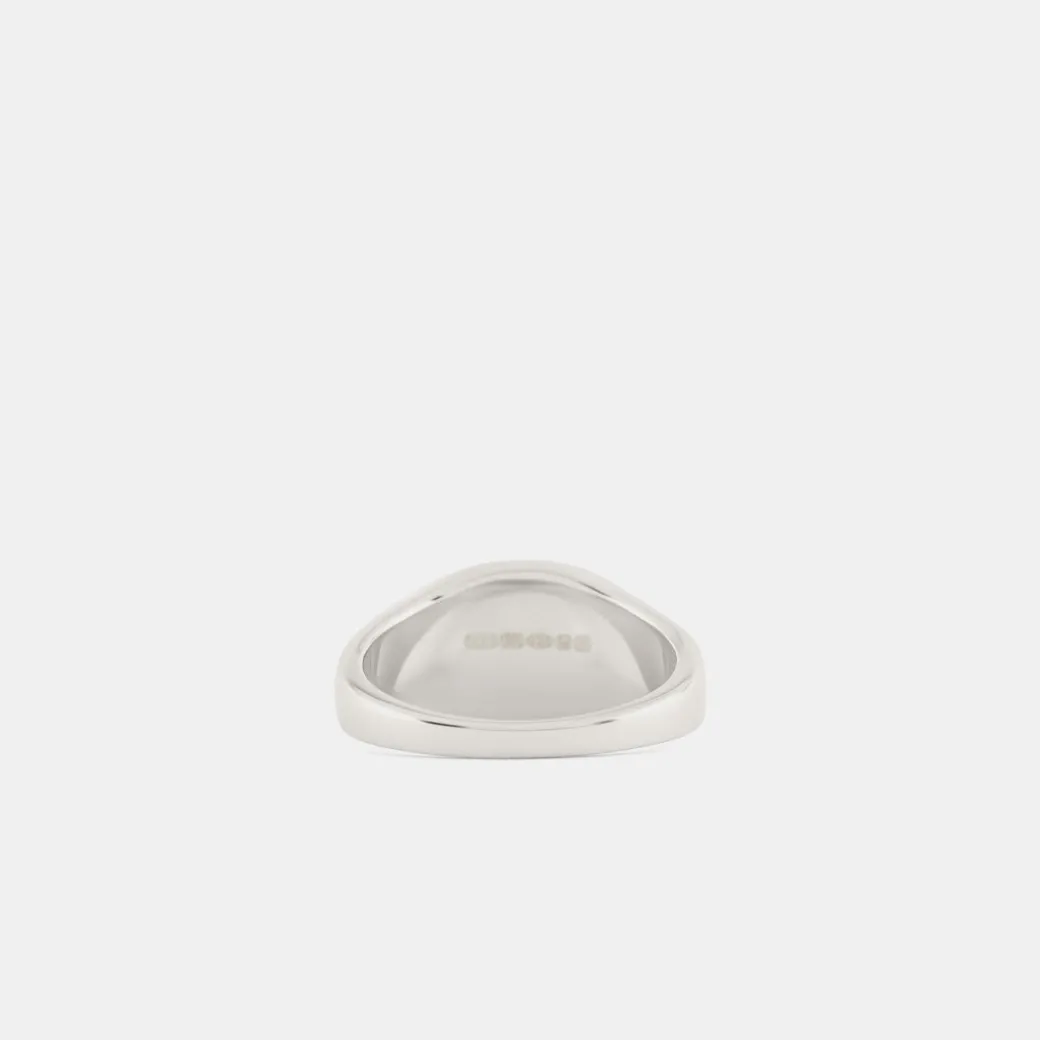 Silver Alexandrite Birthstone Ring