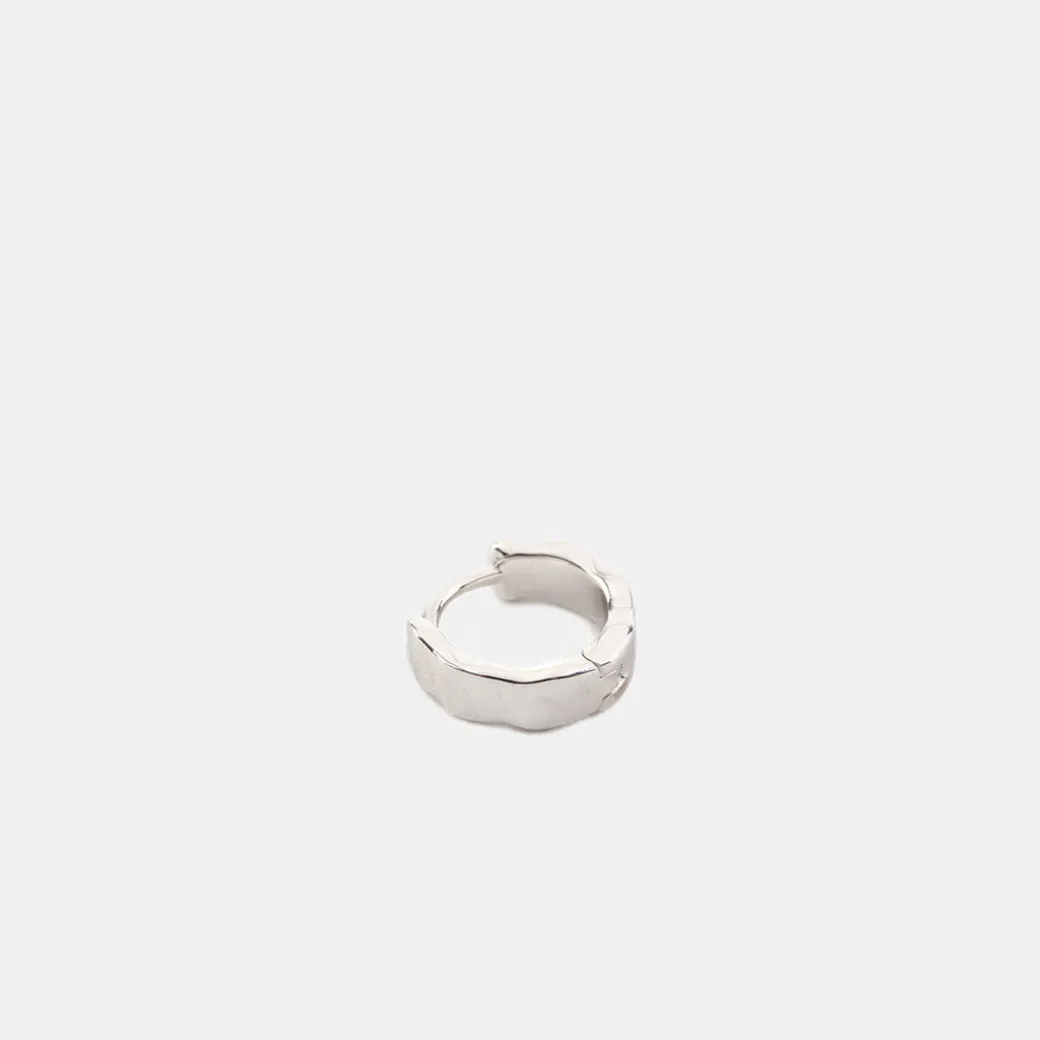 Silver Attrition Earring