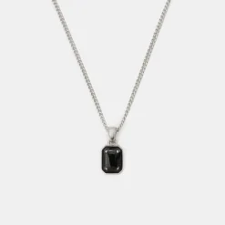 Silver Black Blush Necklace - Limited Edition