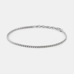 Silver Box Chain Bracelet