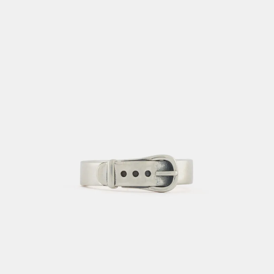 Silver Buckle Ring