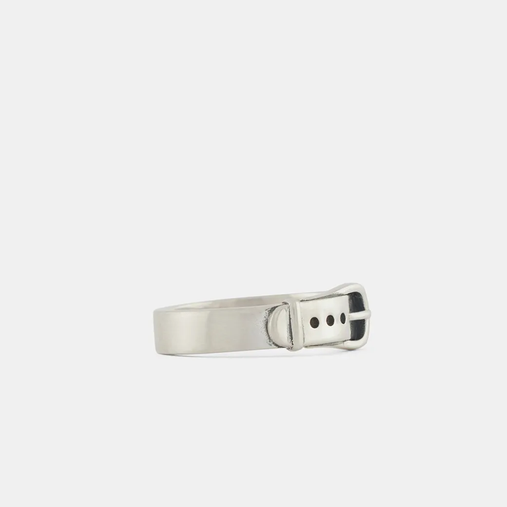 Silver Buckle Ring