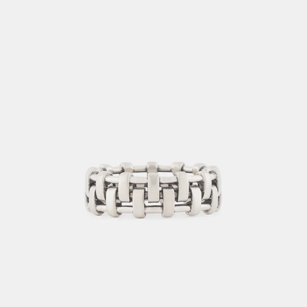 Silver Cage Ring