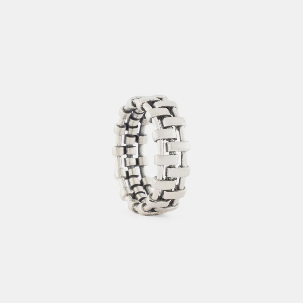 Silver Cage Ring