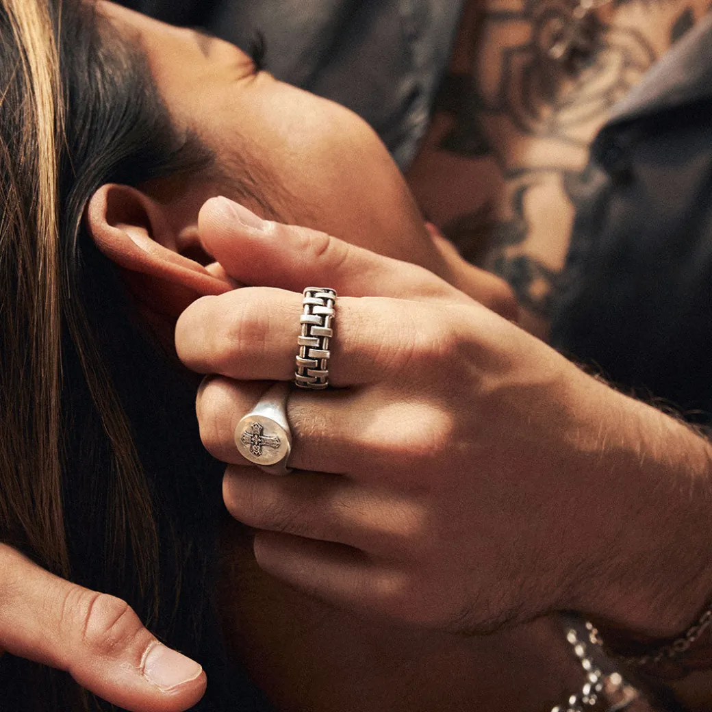 Silver Cage Ring