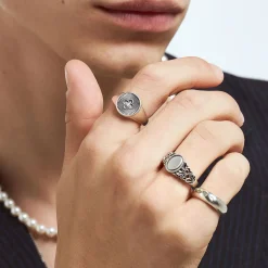 Silver Clover Ring