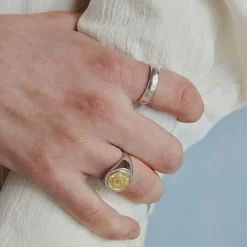 Silver Compass Ring