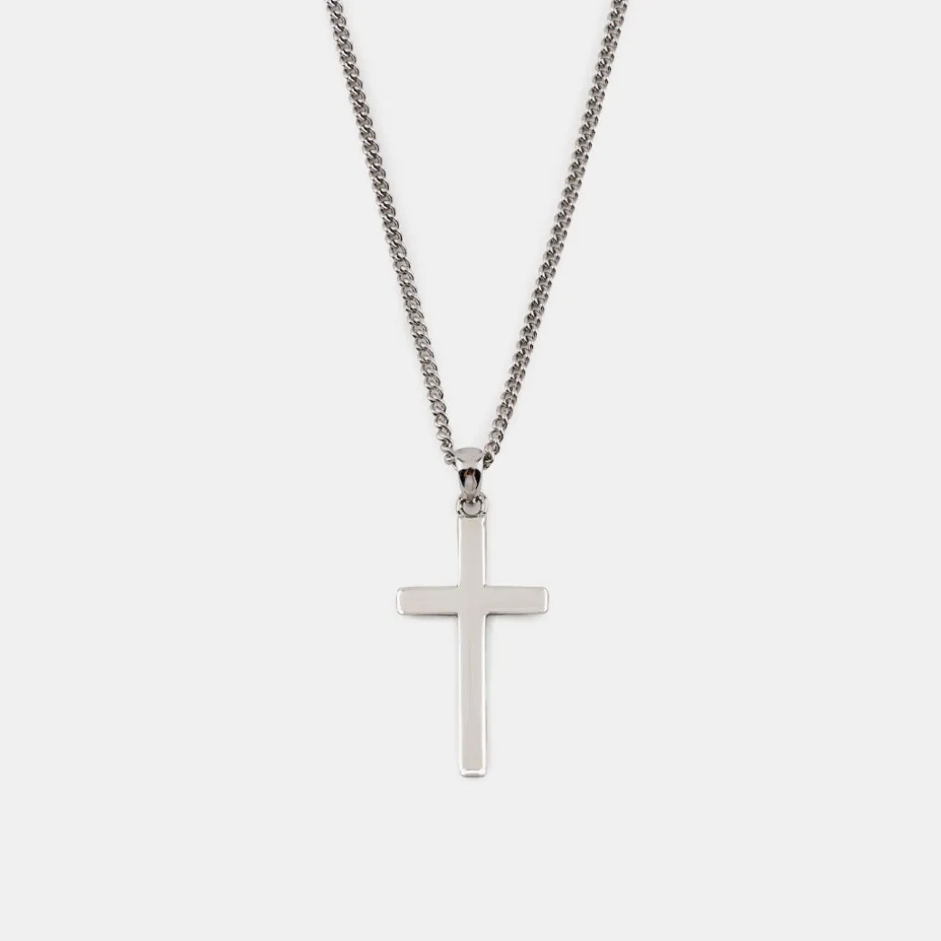 Silver Cross Necklace