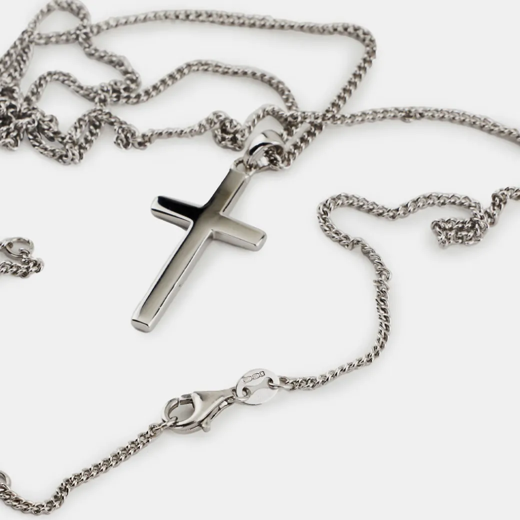 Silver Cross Necklace