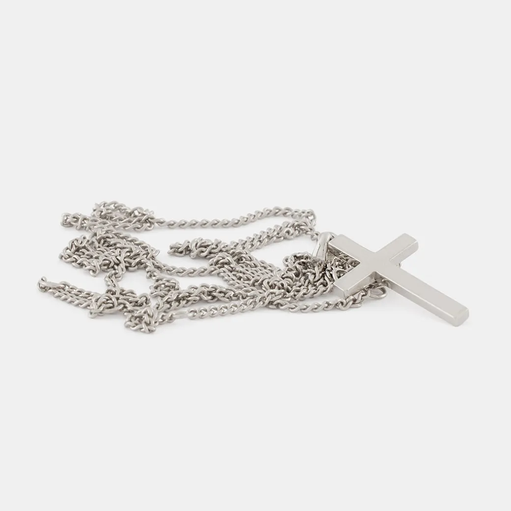 Silver Cross Necklace