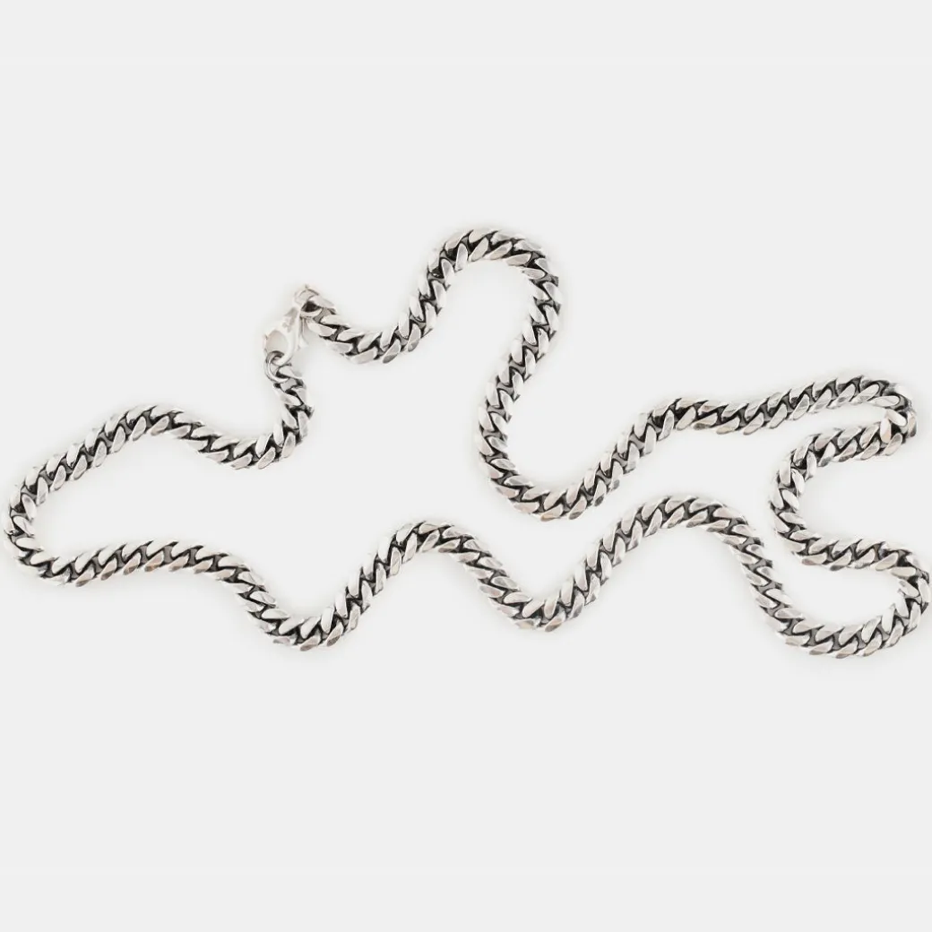 Silver Curb Chain