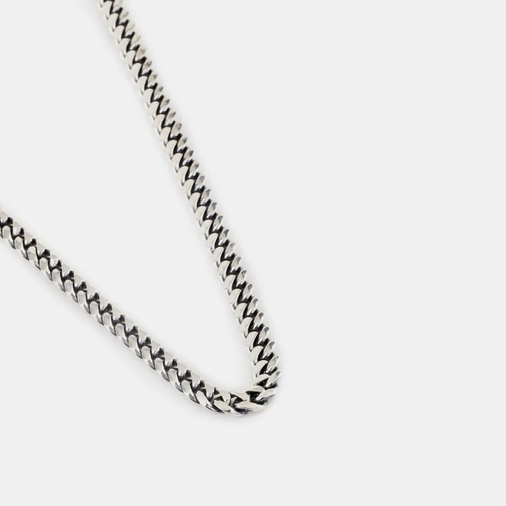 Silver Curb Chain
