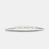 Silver Diamond Cut Bracelet