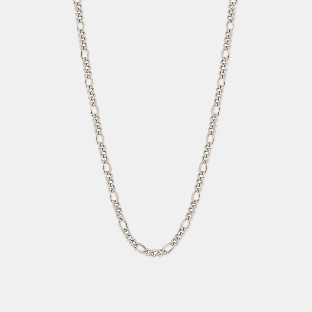 Silver Figaro Necklace