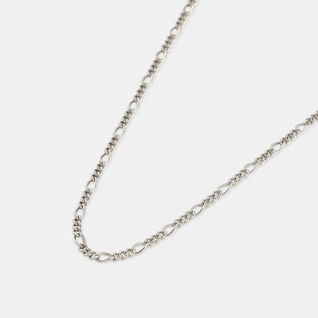 Silver Figaro Necklace
