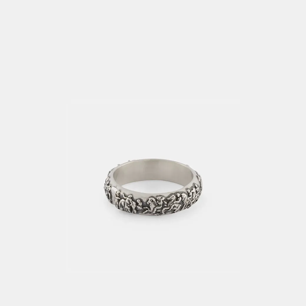 Silver Frieze Ring