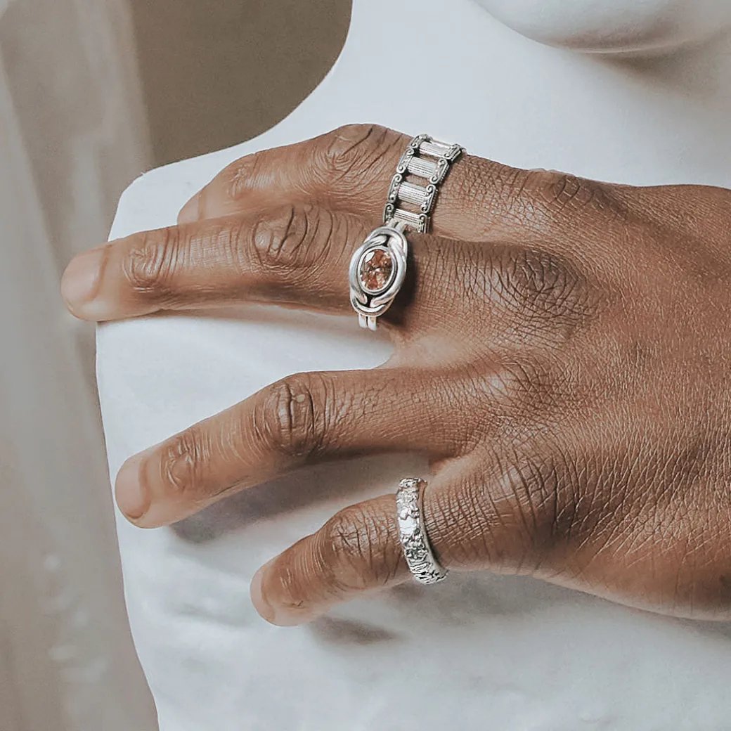 Silver Frieze Ring