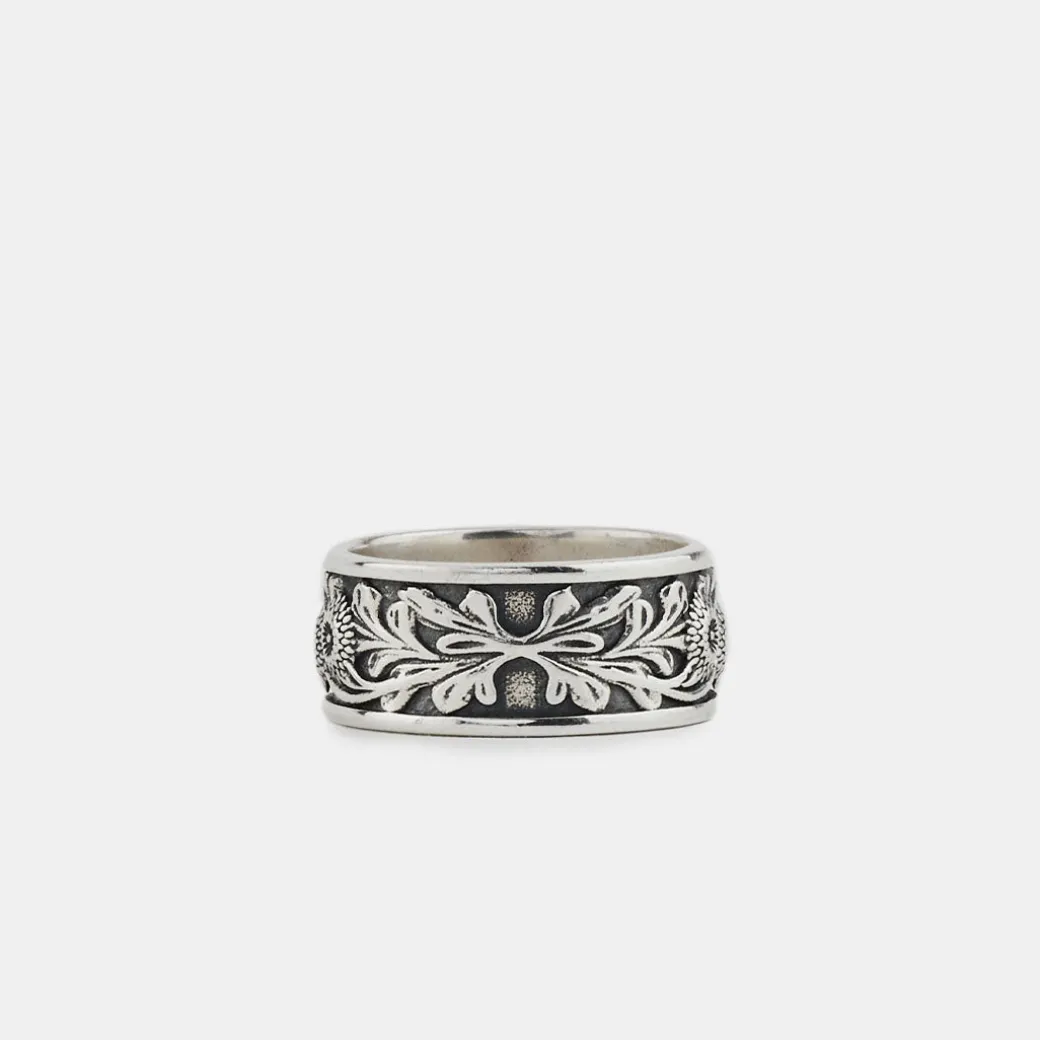 Silver Kabuto Ring