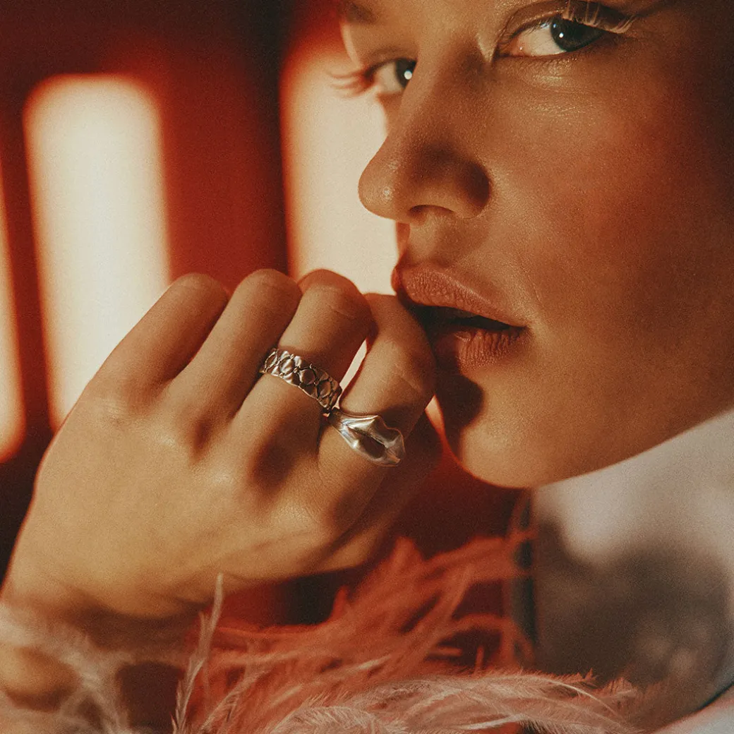 Silver Lip Ring