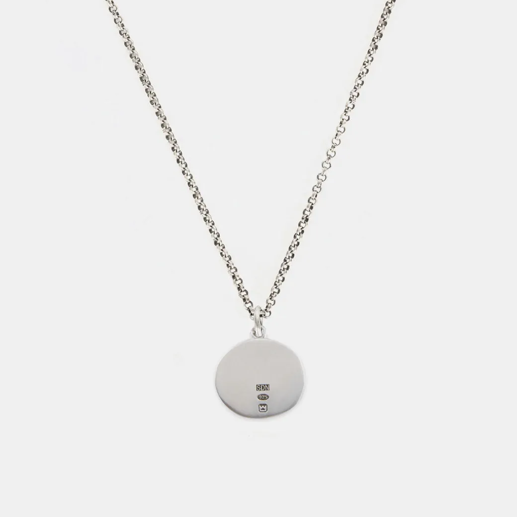Silver Minimal Hallmark Necklace