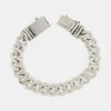 Silver 12mm Curb Bracelet