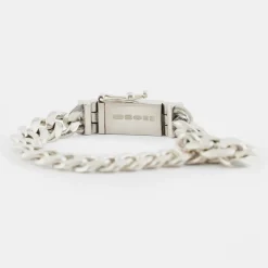 Silver 10mm Curb Bracelet