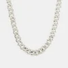 Silver 10mm Curb Chain