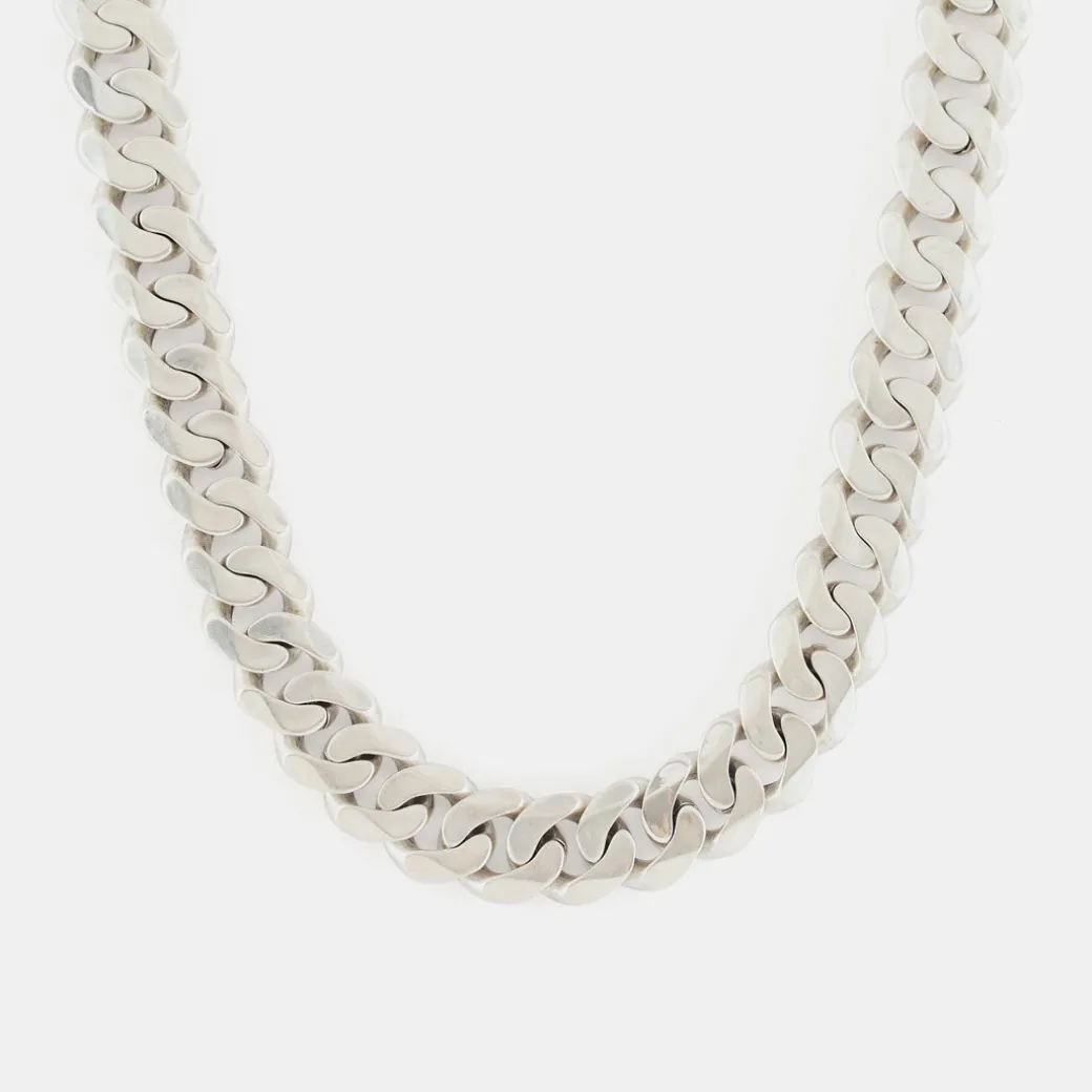Silver 12mm Curb Chain