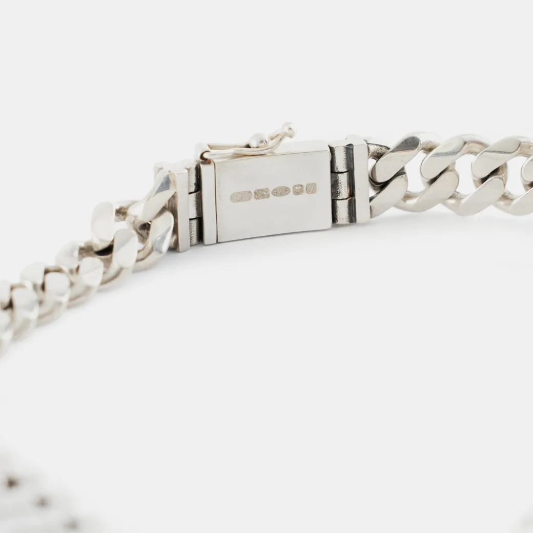 Silver 12mm Curb Chain
