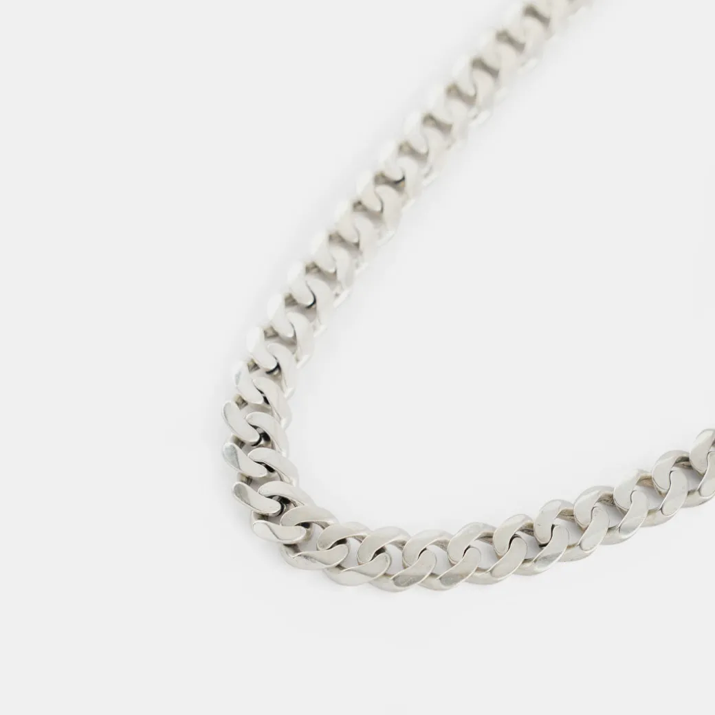 Silver 10mm Curb Chain