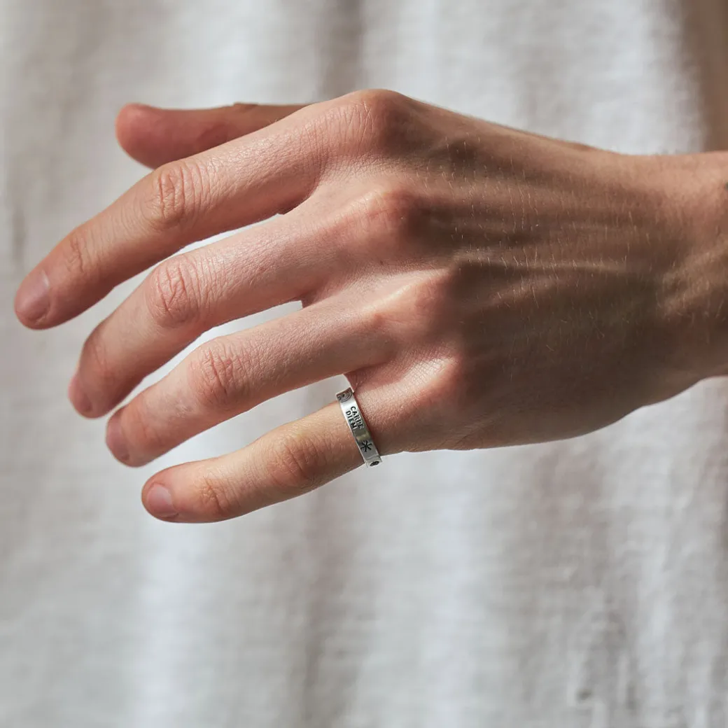 Silver Patriot Ring