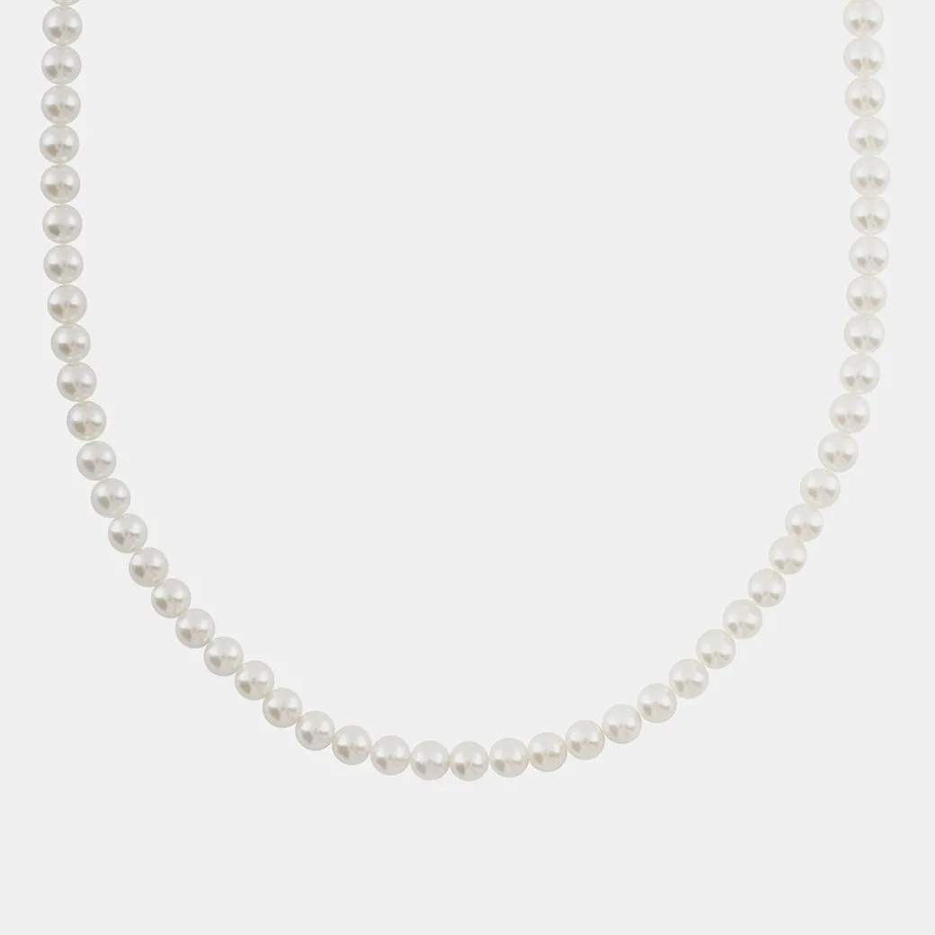 Silver Pearl Necklace