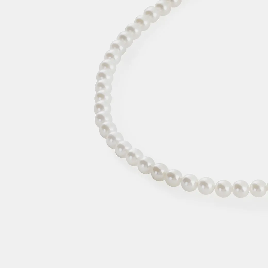 Silver Pearl Necklace