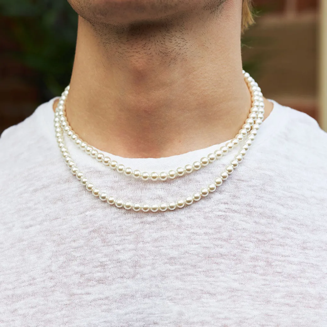 Silver Pearl Necklace